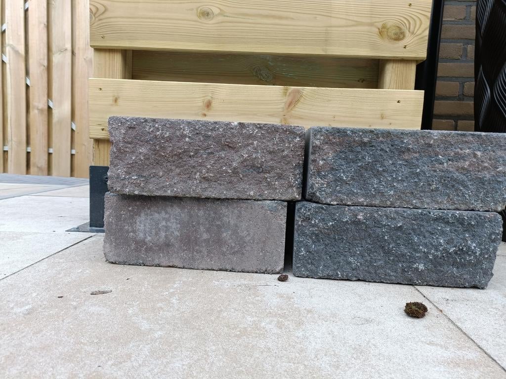 Stapelblokken 30x12x12 getrommeld (8 stuks), Ophalen, Overige materialen, Gebruikt, Overige typen