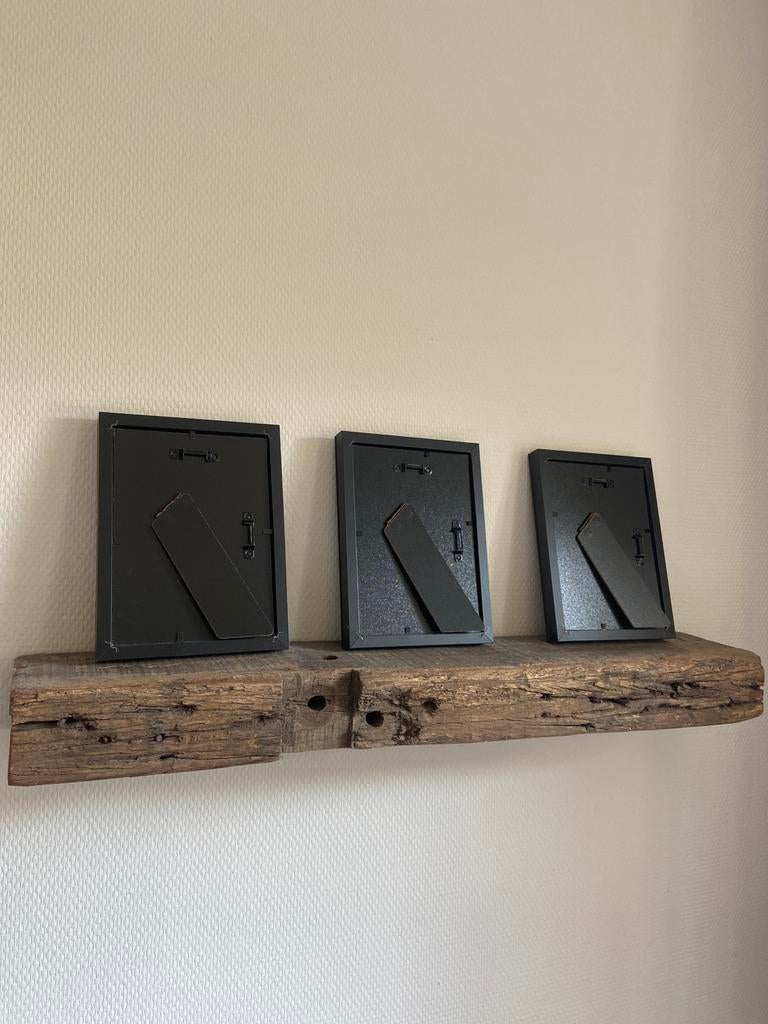 Brocante houten wandplank voor decoratie of fotolijstjes, Huis en Inrichting, Woonaccessoires | Wandplanken en Boekenplanken, Ophalen