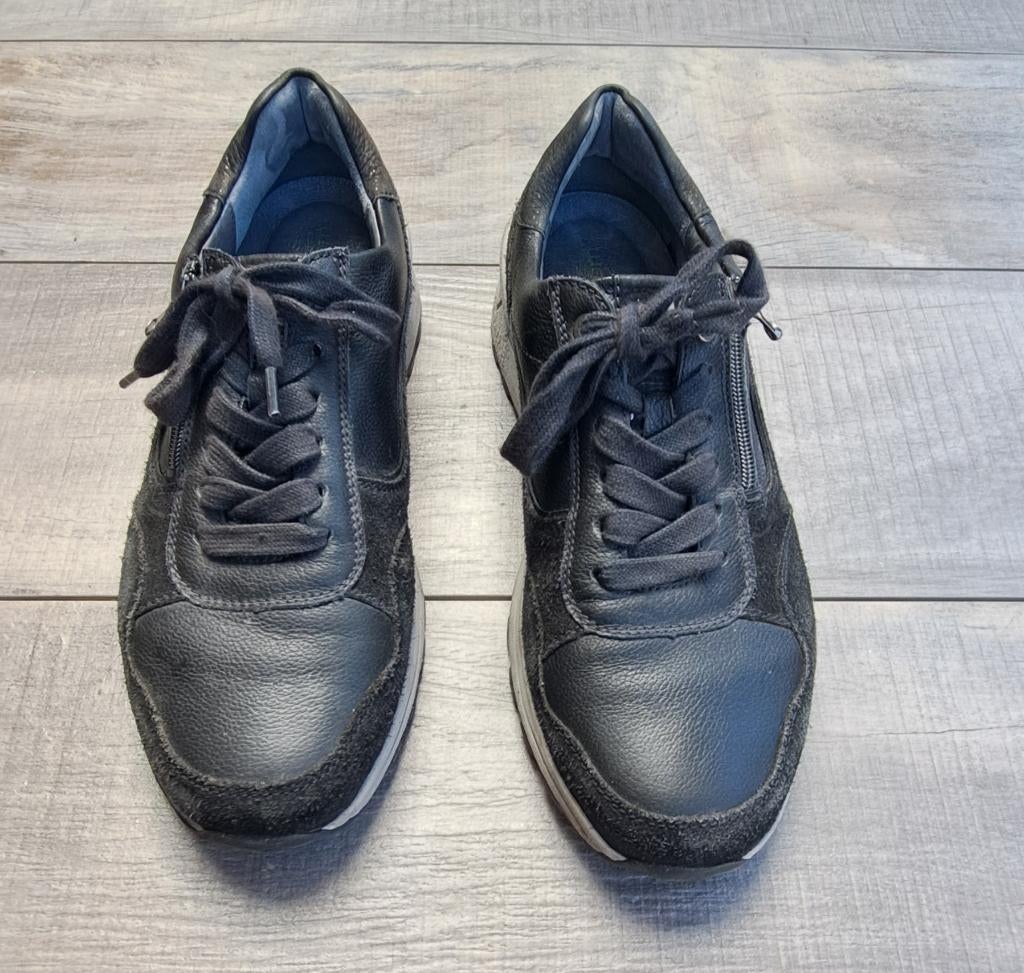 Lage veterschoenen Waldläufer H-Etienne maat 45, Kleding | Heren, Schoenen, Zwart, Overige typen, Nieuw, Ophalen of Verzenden