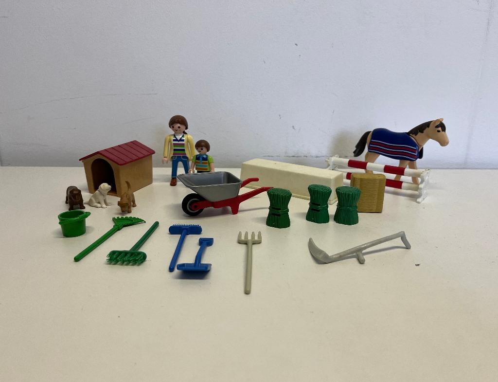 Dieren nr 99 Toebehoren Manege 4190 5221 Boerderij 4055 3072, Ophalen of Verzenden, Gebruikt, Los playmobil