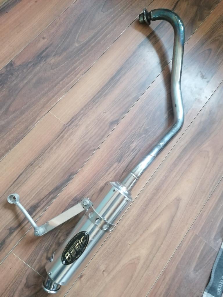 Honda cd50 ss50 c50 dax skyteam uitlaat Takegawa basic, Ophalen of Verzenden, Gebruikt, Uitlaat, Overige merken