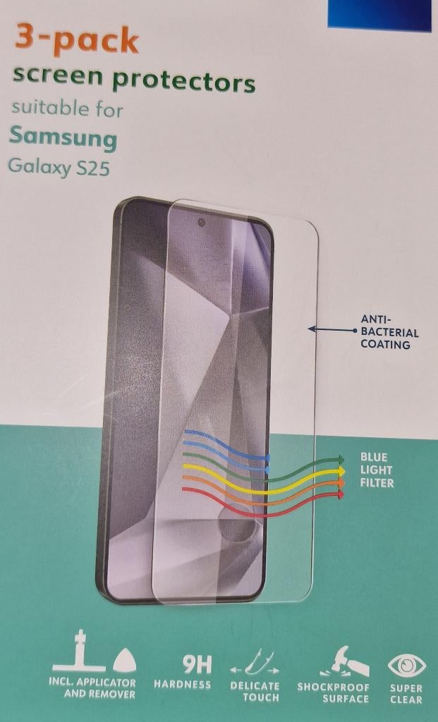 Screenprotector Samsung onder andere voor S25, Ophalen of Verzenden, Nieuw, Overige modellen, Frontje of Cover