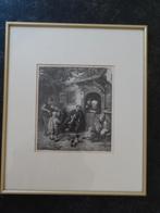 Steendruk Blinde vioolspeler bij huisje, Isaac van Ostade, Verzenden