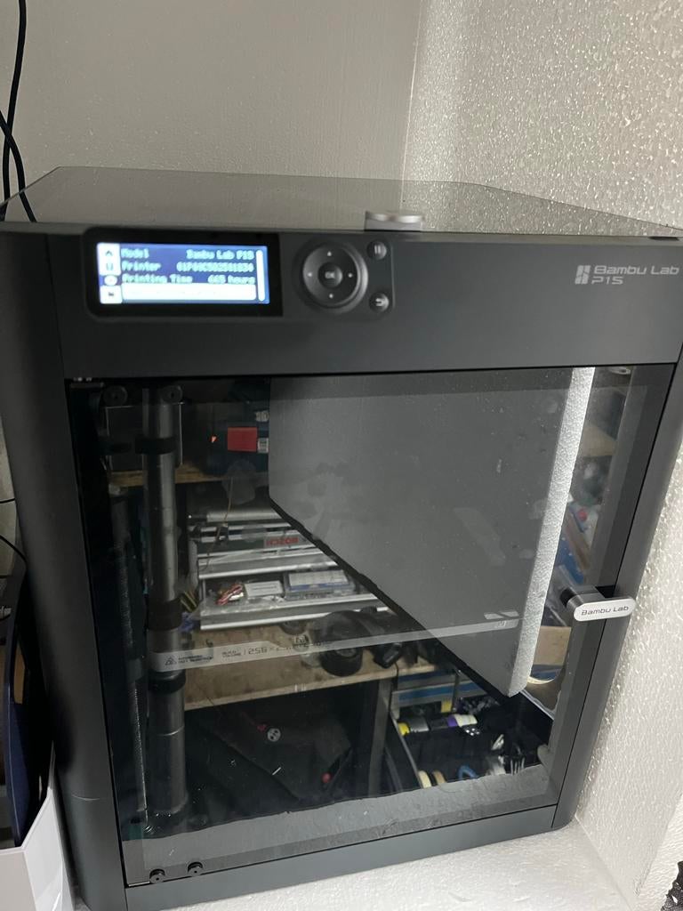 Bambu Lab P1S 3D-printer - Snel en Betrouwbaar, Ingebouwde Wi-Fi, Ophalen of Verzenden, Zo goed als nieuw, Filament