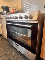 Gasfornuis Baumatic BCD903X, chroom rvs, Ophalen, Gebruikt, 60 cm of meer, 4 kookzones