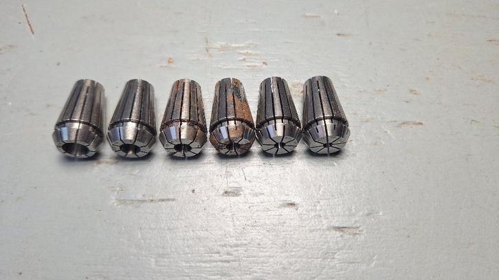 6x Natho SRL ER16 spantang, Doe-het-zelf en Verbouw, Gereedschap | Machine-onderdelen en Toebehoren, Nieuw, Ophalen of Verzenden