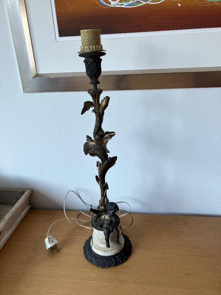 Te koop: Lampenvoet, Huis en Inrichting, Lampen | Tafellampen, Ophalen, Gebruikt, Metaal, 50 tot 75 cm