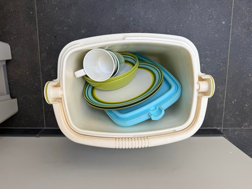 Hema koelbox met campingservies voor 2 personen, Ophalen, Gebruikt, Koelbox, Koelelement