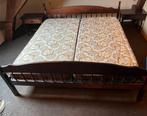 Spaans bed, 180 breed, Ophalen, Gebruikt, Bruin, Tweepersoons