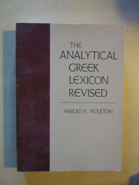 H. K. Moulton - The analytical Greek lexicon revised, Verzenden, Zo goed als nieuw, Dieren