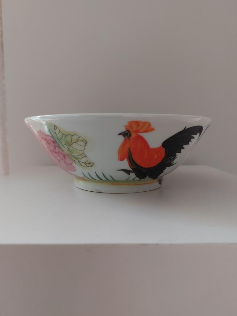Klassieke Chinese Hanenkom - Handbeschilderd Verzamelobject, Ophalen of Verzenden