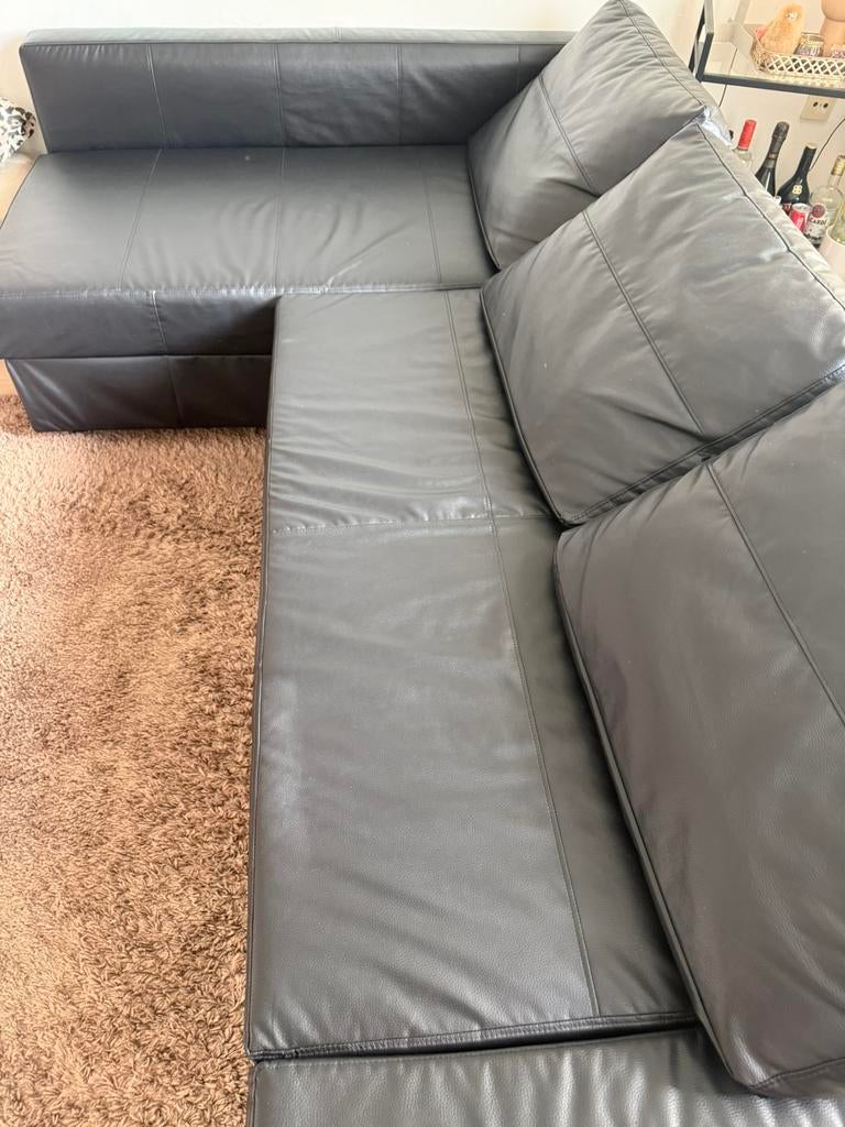 IKEA hoekbank met slaapfunctie en opbergruimte – goede staat, Huis en Inrichting, Banken | Bankstellen, Zo goed als nieuw, Hoekbank