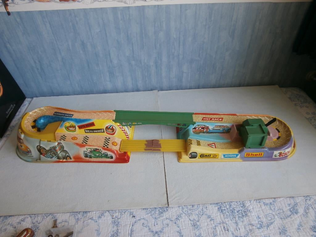 Technofix baan Hell Driver auto rodeo, Antiek en Kunst, Antiek | Speelgoed, Ophalen of Verzenden