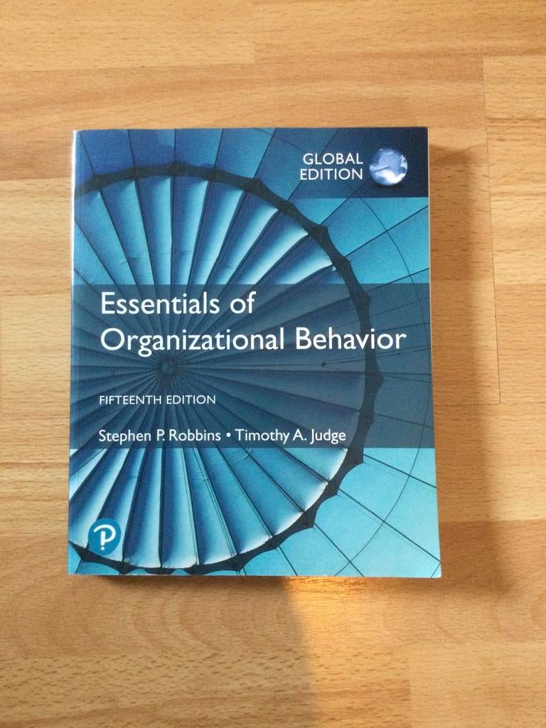 Essentials of Organizational Behavior - 15e editie, Ophalen of Verzenden, Beta, Zo goed als nieuw, HBO
