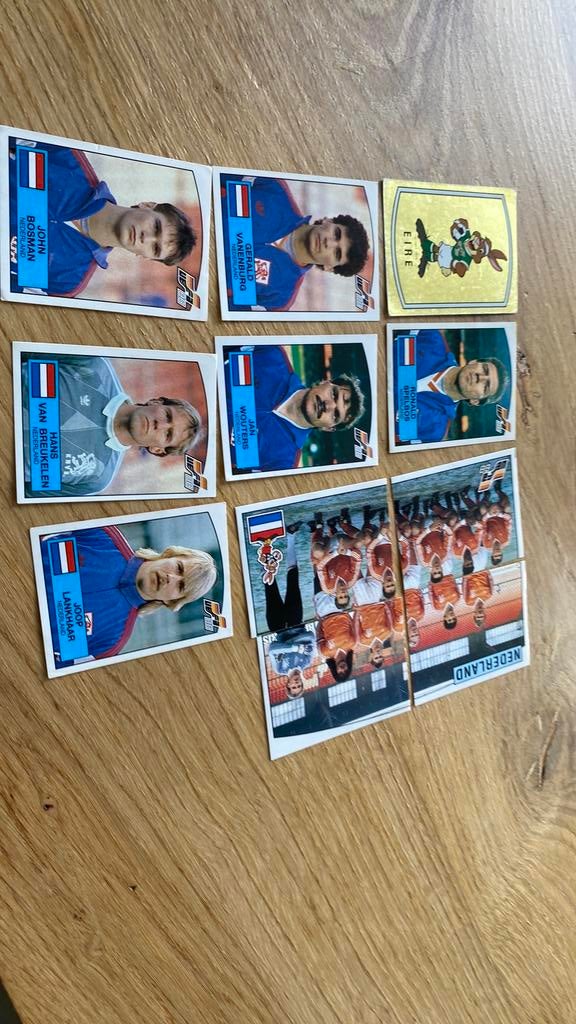 11 x panini euro 88, Ophalen of Verzenden, Zo goed als nieuw, Plaatje