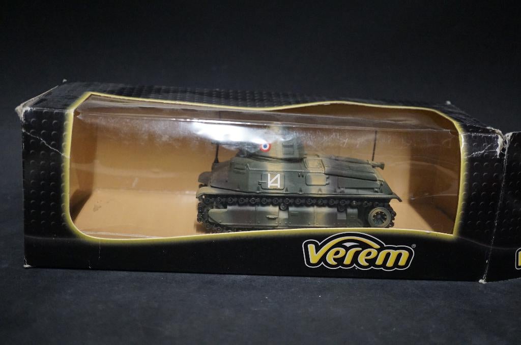 Verem / Solido S35 Somua tank - 1/50 - TOP, Ophalen of Verzenden, Zo goed als nieuw, Overige typen, Overige merken