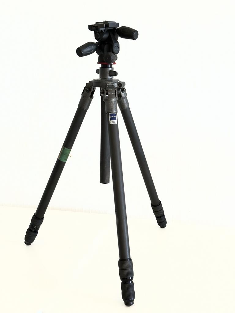 Gitzo G1325 mk2 Carbon Statief met Manfrotto Koppen, Ophalen, Gebruikt, Driepoot, 150 tot 175 cm