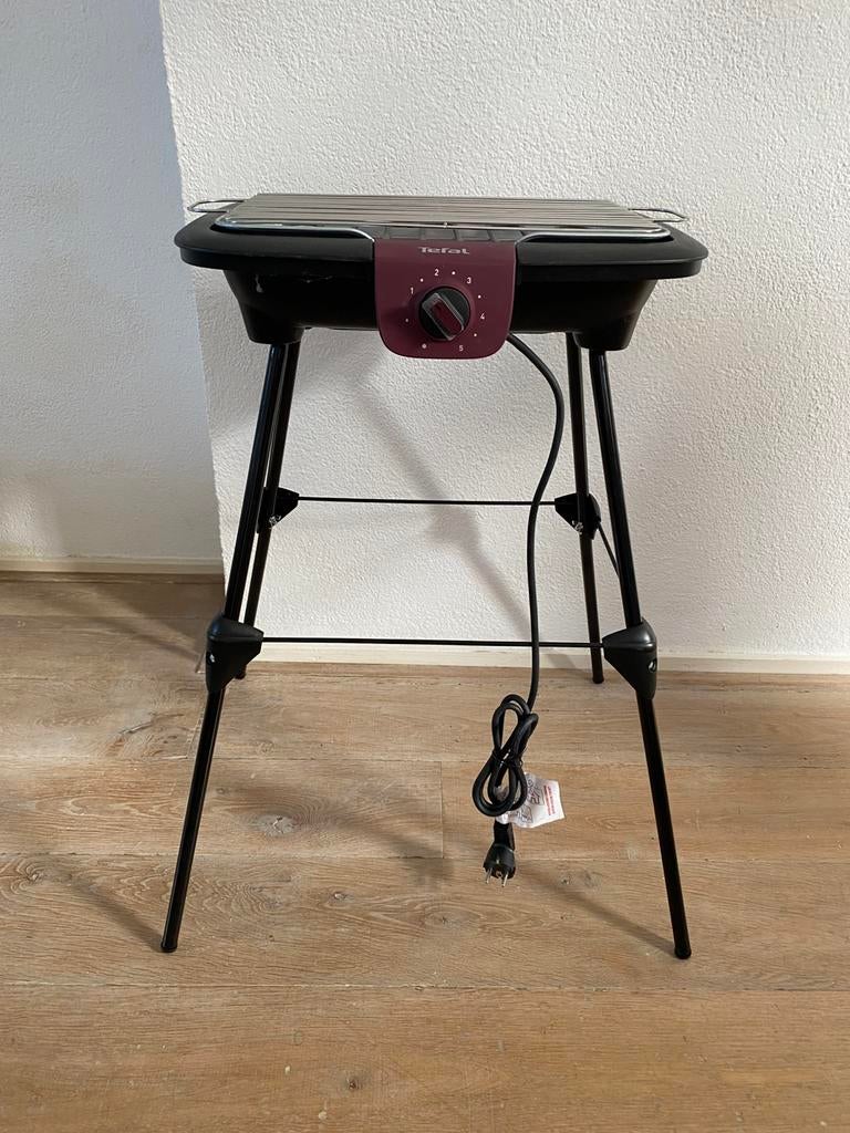 Elektrische barbecue TEFAL, Huis en Inrichting, Tafels | Sidetables, 50 tot 100 cm, Ophalen of Verzenden, Zo goed als nieuw, 25 tot 50 cm