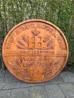 EXCLUSIEF XL Hofbräuhaus München wandbord 115 cm hout zwaar, Verzamelen, Biermerken, Ophalen of Verzenden, Reclamebord, Plaat of Schild