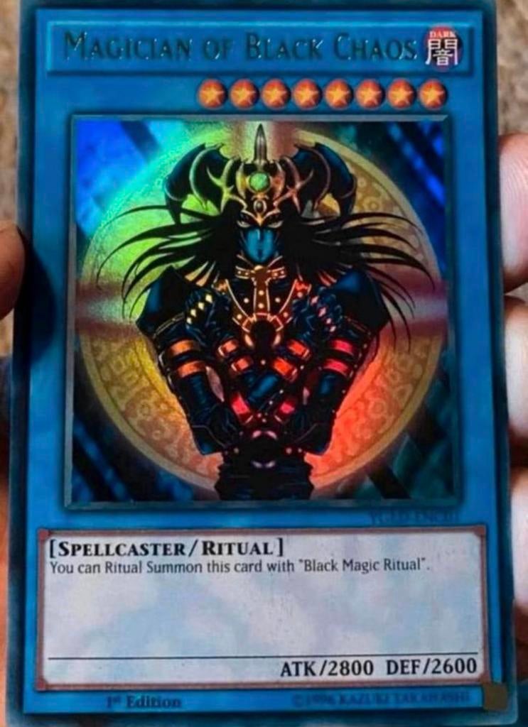 Yu-Gi-Oh! Magician of Black Chaos YGLD 1st Edition !, Hobby en Vrije tijd, Verzamelkaartspellen | Yu-gi-Oh!, Ophalen of Verzenden