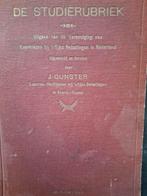 De Studierubriek 1916 accijnzen kommiezen rijksbelastingen, Antiek en Kunst, Ophalen of Verzenden, J. Gunster