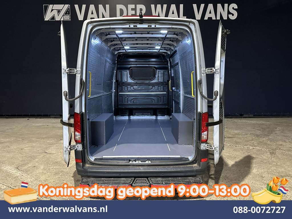 Volkswagen Crafter 2.0 TDI 140pk L3H3 L2H2 Euro6 Airco | Cam, Voorwielaandrijving, Stof, Gebruikt, 4 cilinders