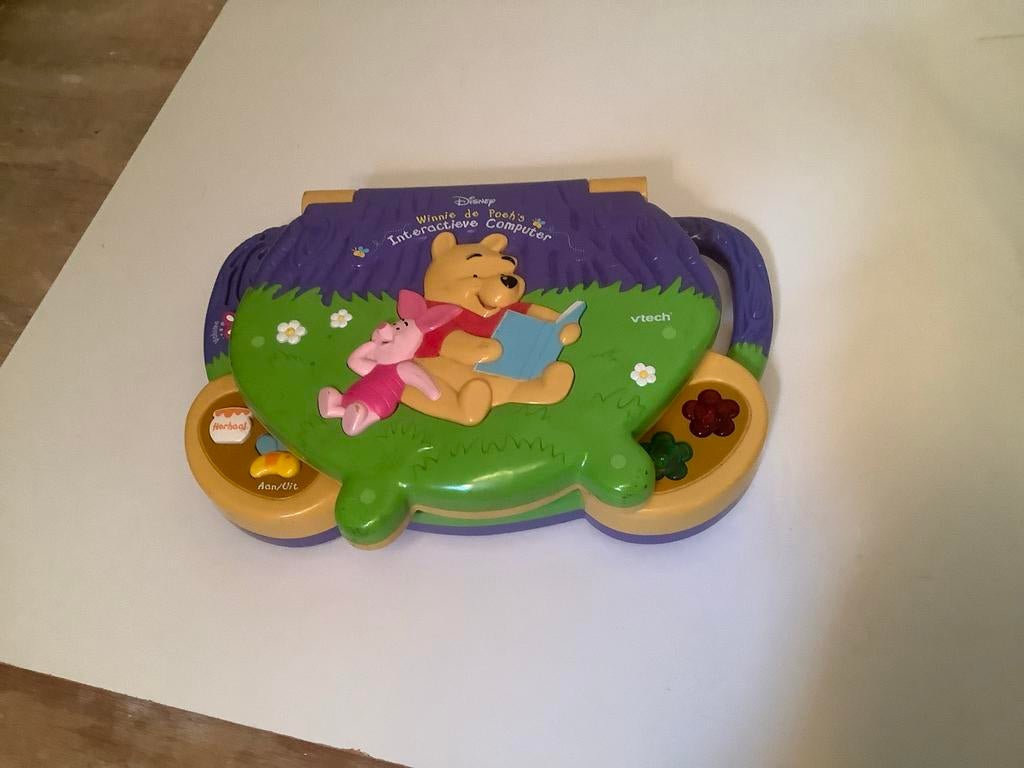 VTech Winnie de Poeh Interactieve Computer, Kinderen en Baby's, Speelgoed | Vtech, Ophalen of Verzenden, Gebruikt, 2 tot 4 jaar