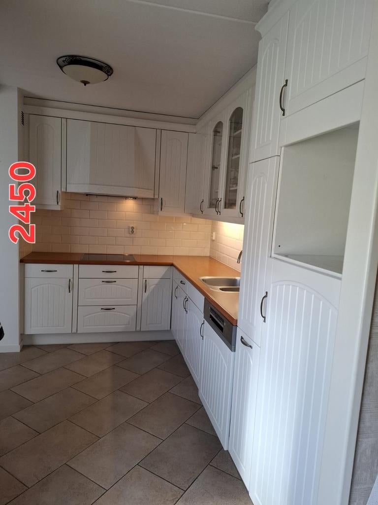 Keuken, wit, Ophalen, Gebruikt, Wit, Hoekkeuken