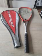 Dunlop Squash Racket met Hoes - Zo goed als nieuw, Dunlop Sport, Ophalen of Verzenden, Racket, Met hoes