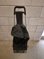 Te koop boodschappenkarretje., Sieraden, Tassen en Uiterlijk, Tassen | Reistassen en Weekendtassen, Ophalen, Gebruikt, Zwart, 30 cm of meer