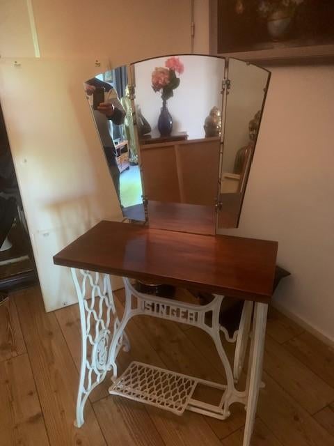 Antieke kaptafel, Ophalen of Verzenden, Gebruikt, 50 tot 100 cm, Minder dan 100 cm