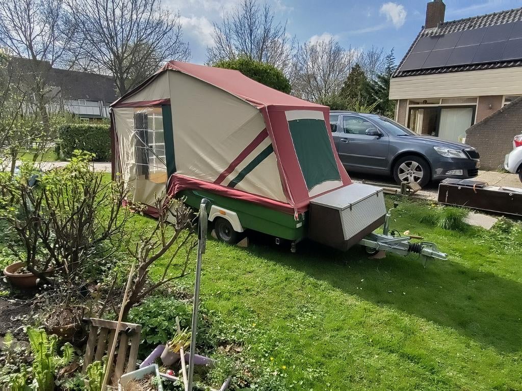 Lichtgewicht  retro vouwwagen-Holi camp model: sport. 1998, Caravans en Kamperen, Vouwwagens, Ophalen