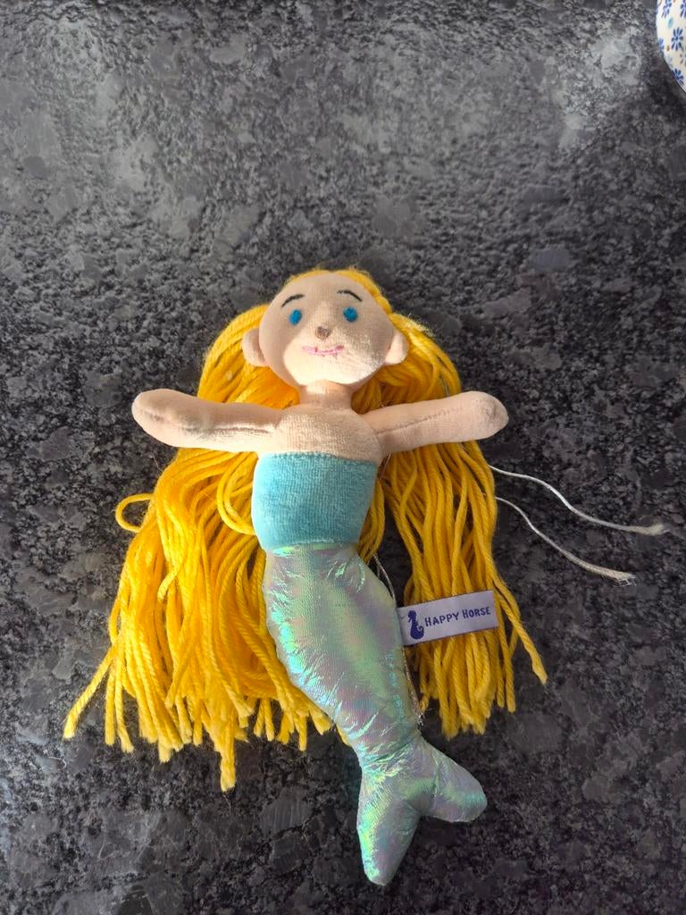 Happy Horse - Knuffel Zeemeermin, Kinderen en Baby's, Speelgoed | Knuffels en Pluche, Ophalen of Verzenden, Gebruikt, Overige typen
