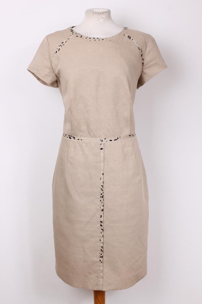 Zomer! Linnen jurk van NATAN maat 44 (46), NATAN, Beige, Maat 42/44 (L), Ophalen of Verzenden