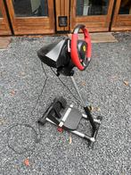Thrustmaster Ferrari racestuur met pedalen en standaard, Ophalen of Verzenden, Gebruikt, Racen en Vliegen