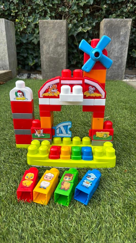 Megabloks boerderij met dierengeluiden, Kinderen en Baby's, Speelgoed | Vtech, Ophalen of Verzenden, Zo goed als nieuw