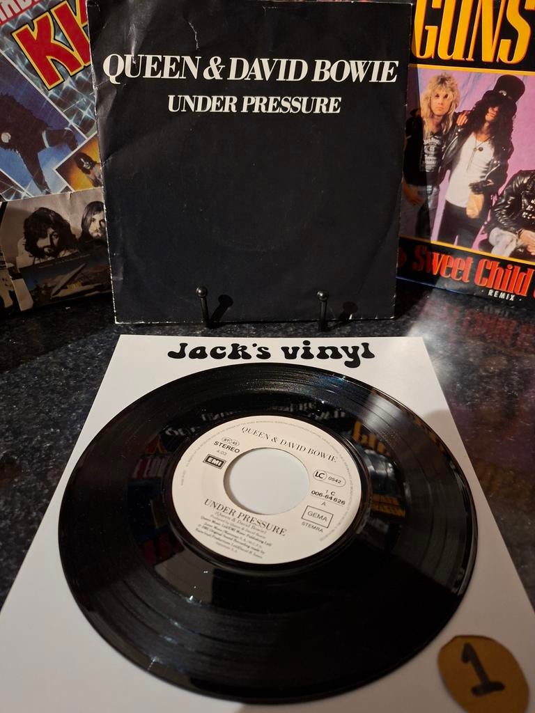 Queen  under pressure     single  1981/1, Ophalen of Verzenden
