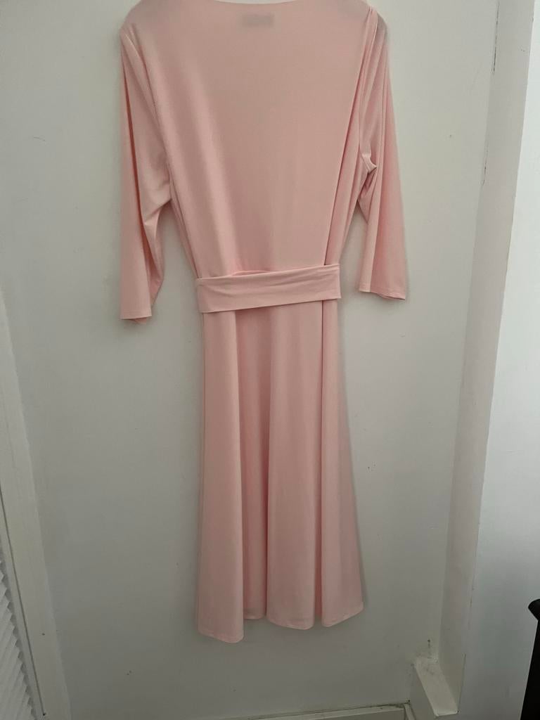 Overslag jurk Ralph Lauren, Kleding | Dames, Jurken, Maat 46/48 (XL) of groter, Ophalen of Verzenden, Zo goed als nieuw, Roze