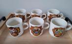 6 Douwe Egberts Mokken - Villeroy & Boch, Gebruikt, Keramiek, Ophalen of Verzenden, Overige stijlen