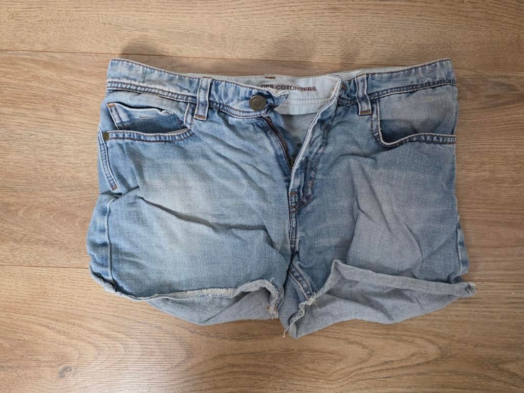 Dames korte jeans broek Comptoir des Cottonniers 100% katoen, Kleding | Dames, Spijkerbroeken en Jeans, Blauw, Ophalen of Verzenden