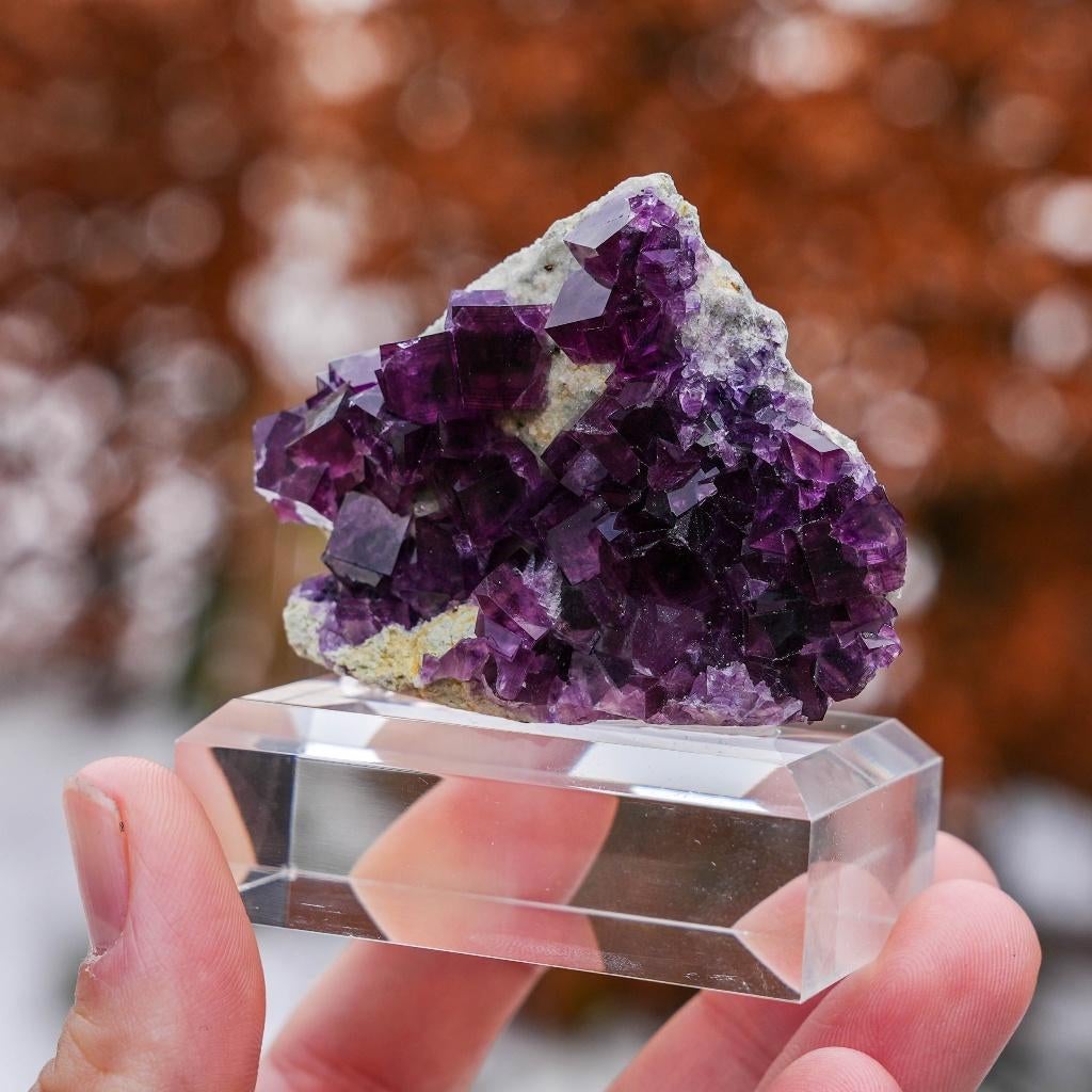 fluoriet uit anhui #14, Verzamelen, Mineralen en Fossielen, Ophalen of Verzenden, Mineraal
