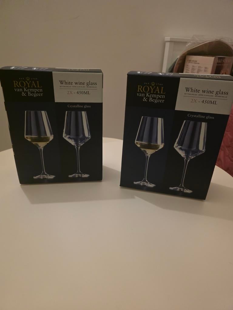 Albert heijn wijnglazen, Ophalen of Verzenden, Nieuw, Rechthoekig, Glas