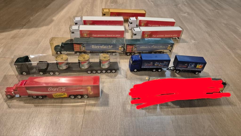 Miniatuur vrachtwagens HO schaal 1:87, Ophalen of Verzenden, Bus of Vrachtwagen