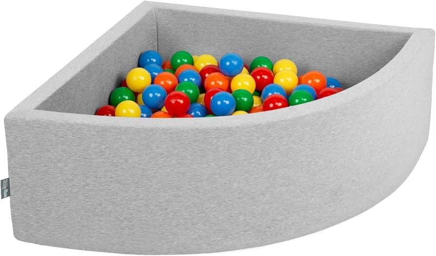 Kiddy Moon Hoek Ballenbak met 300 gekleurde ballen, Ophalen, Zo goed als nieuw, Jongen of Meisje