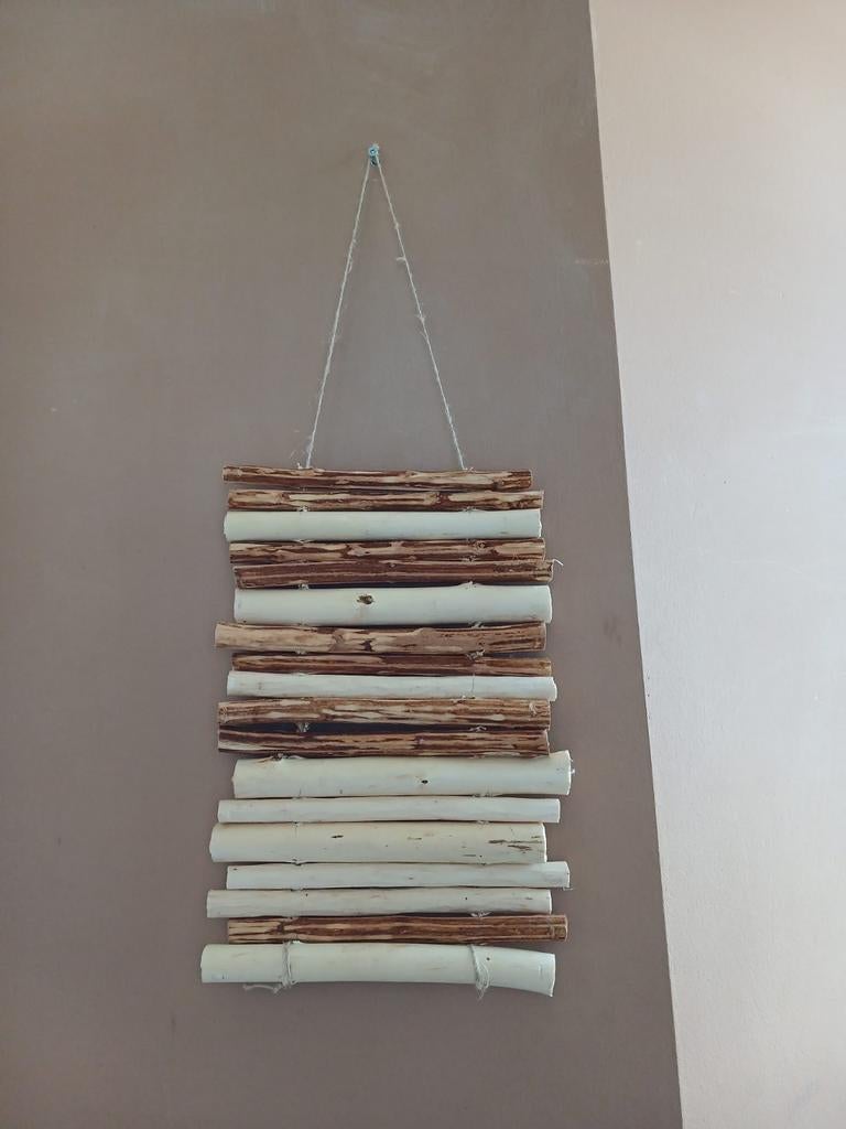 Houten wandhanger handgemaakt, Huis en Inrichting, Woonaccessoires | Wanddecoraties, Ophalen of Verzenden