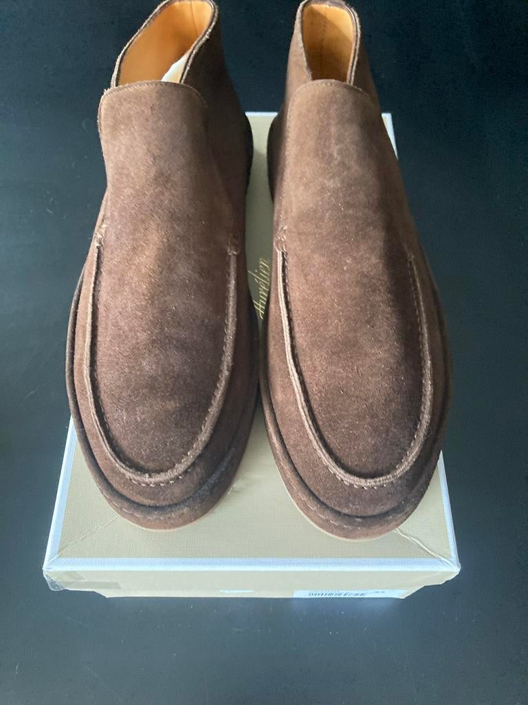 Aurélien Voyager City Loafers - Maat 43 - Nieuwprijs 425 eur, Kleding | Heren, Schoenen, Loafers, Bruin, Nieuw, Ophalen of Verzenden