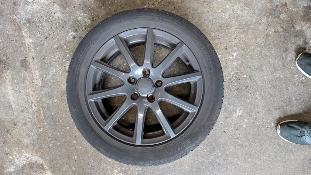 4x Alutec velgen met TPMS sensoren voor Opel Insignia, Auto-onderdelen, Banden en Velgen, Ophalen, Gebruikt, Velg(en), 17 inch