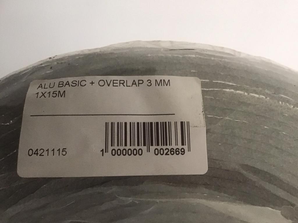 Ondervloer laminaat 15m2. NIEUW., Ophalen, Overige materialen, 30 cm of meer, 50 tot 150 cm