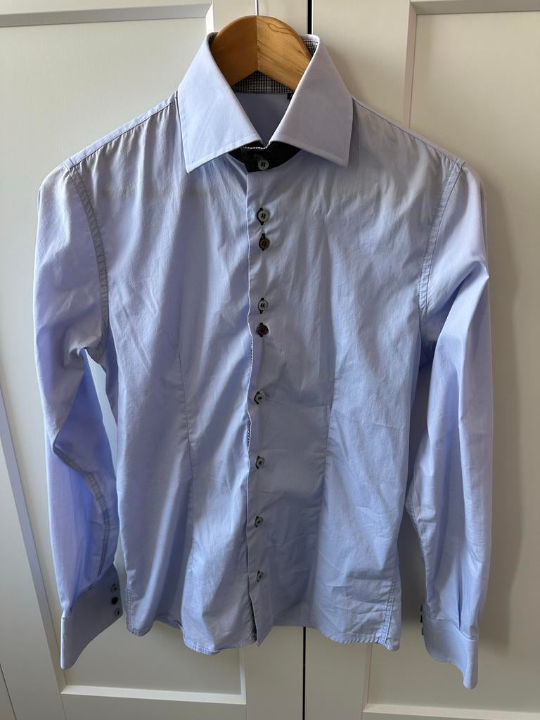 Stijlvol Xagon Man overhemd - Maat S, Kleding | Heren, Overhemden, Ophalen of Verzenden, Zo goed als nieuw, Blauw, Halswijdte 38 (S) of kleiner