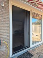 Plissé hordeur 245 hoog 140 breed ral 9001, Ophalen, Hordeur, Zo goed als nieuw, Schuifdeur